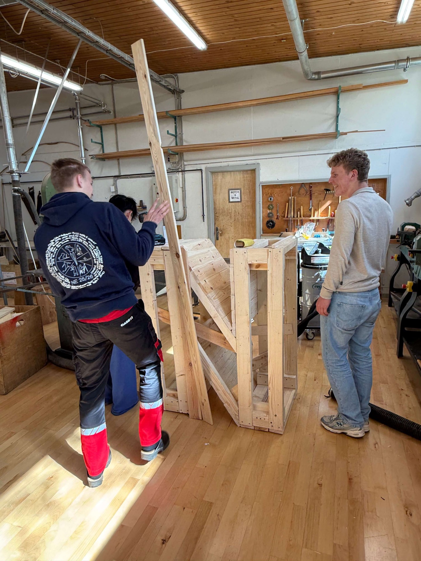 Værksted på Nørbæk Efterskole